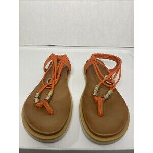 ME TOO ORANGE SANDLE SIZE 6.5 WOMANS